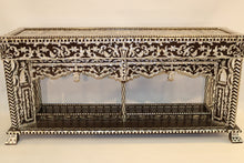 Load image into Gallery viewer, Console table mother-of-pearl inlay
