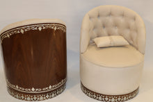 Load image into Gallery viewer, Neoclassical chairs set with accent table
