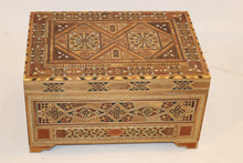 Load image into Gallery viewer, Mosaic mixing wood chest handy craft
