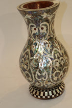 Load image into Gallery viewer, Handcrafted mother-of-pearl vase.
