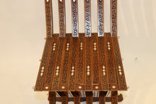 Load image into Gallery viewer, Walnut wood chairs set wood carving mother of pearl inlay
