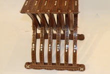 Load image into Gallery viewer, Walnut wood chairs set wood carving mother of pearl inlay
