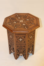 Load image into Gallery viewer, Walnut wood chairs set wood carving mother of pearl inlay
