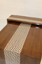 Load image into Gallery viewer, Walnut wood coffee table mother of pearl inlay
