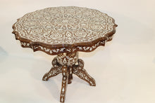 Load image into Gallery viewer, Entrance table mother of pearl inlay
