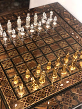 Load image into Gallery viewer, Handcrafted Chess and tawla (Board Game) Board Table
