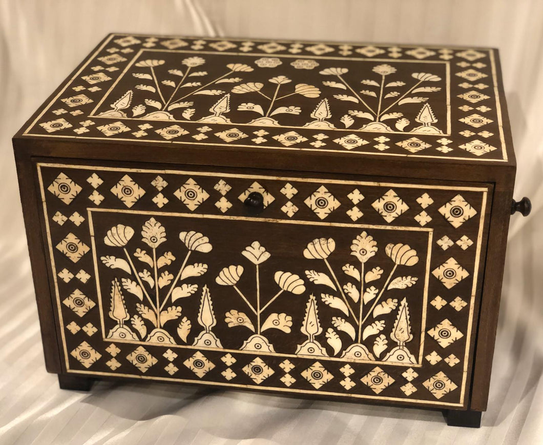 Sahara jewellery Box Inlaid With Mother of Pearl