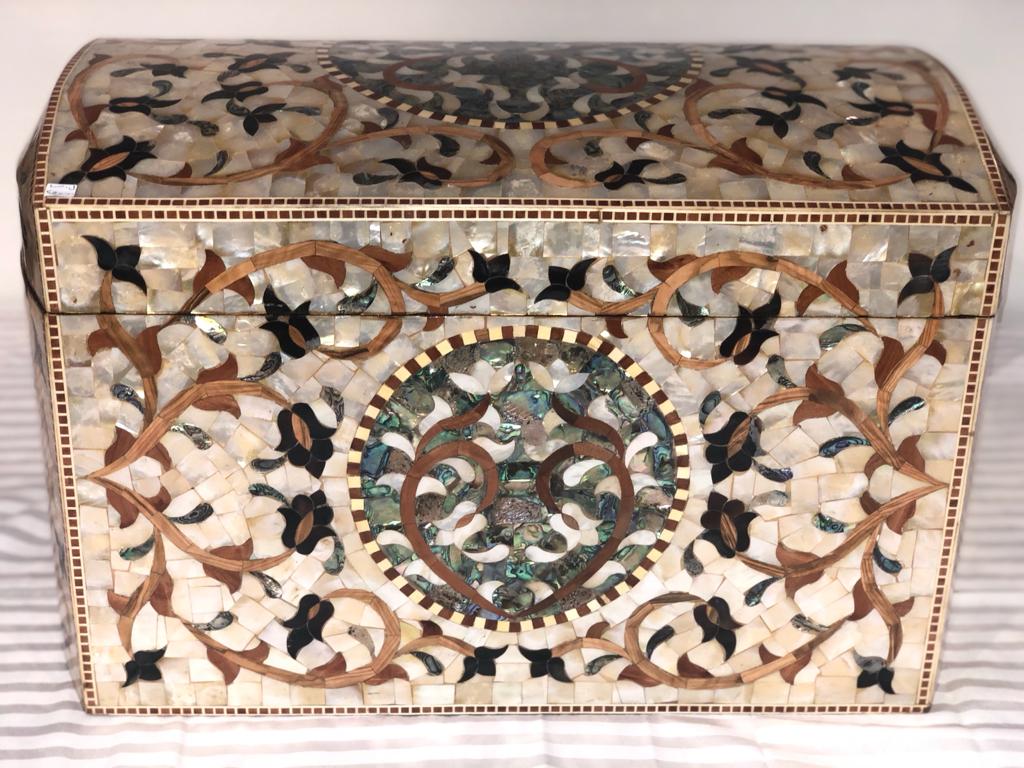 Handcrafted Box Full Inlaid Mother with Pearl