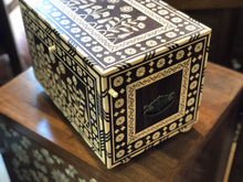 Load image into Gallery viewer, Handcrafted Royal Jewellery Box ( 4 Side Mother of Pearl Inlaid)
