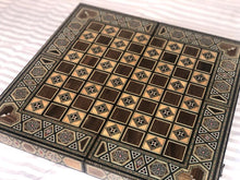 Load image into Gallery viewer, Handcrafted Chess and tawla (Board Game) Camel Bone
