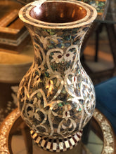 Load image into Gallery viewer, Handcrafted mother-of-pearl vase.
